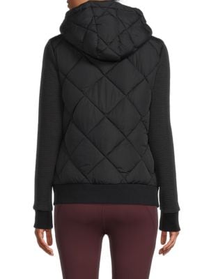 Andrew Marc
 Mixed Media Packable Puffer Jacket