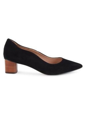 Cole Haan
 Stacked Heel Suede Pumps