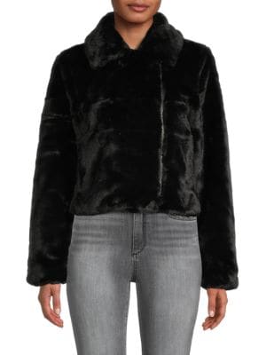 GET 25% OFF WITH CODE SAVE25  Tracey Faux Fur Moto Jacket