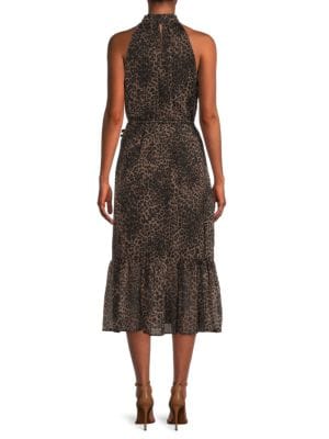 Tahari
 Leopard Print Midi Dress