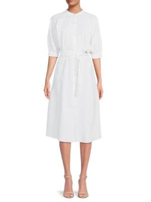Saks Fifth Avenue
 Linen & Cotton Shirt Dress