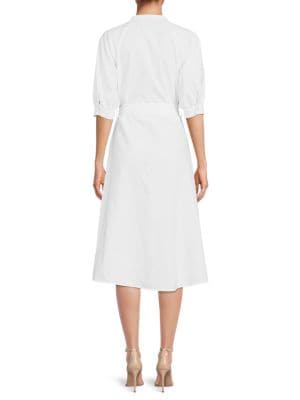Saks Fifth Avenue
 Linen & Cotton Shirt Dress