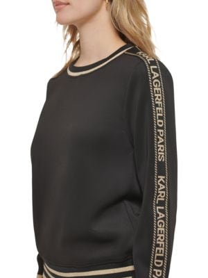 Karl Lagerfeld Paris
 Tape Crewneck Sweatshirt