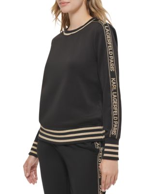 Karl Lagerfeld Paris
 Tape Crewneck Sweatshirt