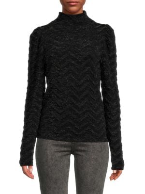 Karl Lagerfeld Paris
 Chevron Mockneck Sweater