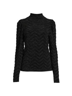 Karl Lagerfeld Paris
 Chevron Mockneck Sweater