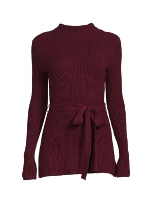 M MAGASCHONI
 Ribbed Mockneck Top