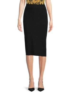 Calvin Klein
 Metallic Knit Pencil Skirt