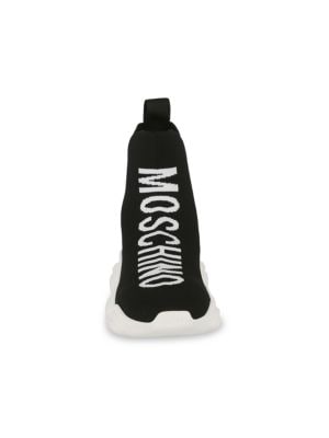 Moschino
 Teddy Shoes Logo Slip-On Sock Sneakers