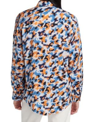 KENZO
 Abstract Leopard Print Shirt