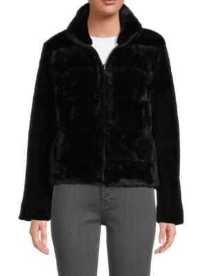 Blue Duck
 Faux Fur Reversible Quilted Jacket