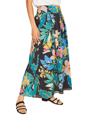 DR2 by Daniel Rainn
 Riley, Floral, Linen-Blend, Skirt