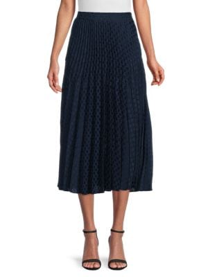 Max Studio
 Polka Dot A Line Skirt