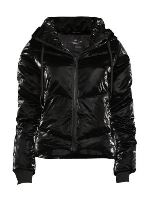 Andrew Marc
 Hooded Zip Front Puffer Jacket
