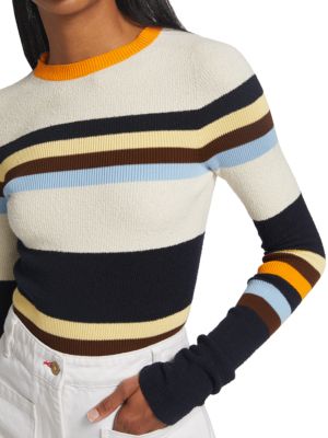 Victoria Beckham
 Stripe Crewneck Sweater