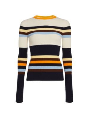 Victoria Beckham
 Stripe Crewneck Sweater