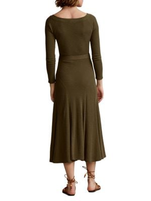 Polo Ralph Lauren
 Cotton Midi Dress