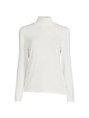 ELLA rafaella
 Rhinestone Embellished Sweater