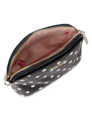 kate spade new york
 Small Polka Dot Leather Crossbody Bag