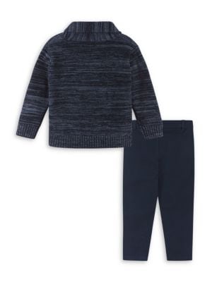 Andy & Evan
 Little Boy's & Boy's 3 Piece Toggle Cardigan Sweater Set