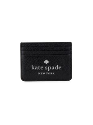 kate spade new york
 Small Slim Logo Leather Card Case