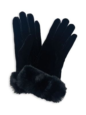 MARCUS ADLER
 Faux Fur 3M™ Thinsulate™ Velvet Gloves