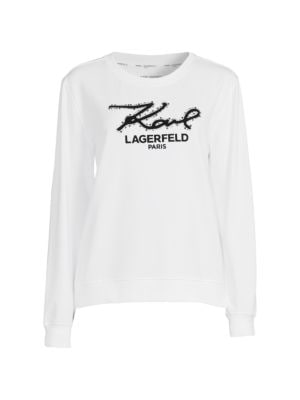 Karl Lagerfeld Paris
 Embellished Logo Sweatshirt