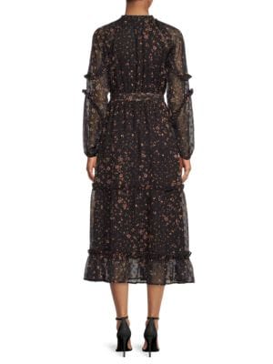 Saks Fifth Avenue
 Floral Tiered Midaxi Dress