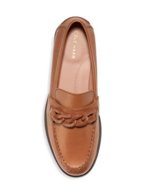 Cole Haan
 Stassi Chain Leather Penny Loafers