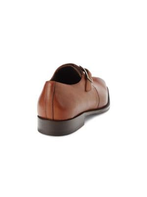 Mezlan
 Leather Monk Strap Derby Shoes