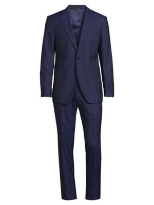 Saks Fifth Avenue
 Modern Fit Pinstripe Wool Suit