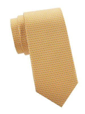 Salvatore Ferragamo
 Pencil Pattern Silk Tie