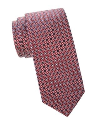 Eton
 Geometric Silk Tie