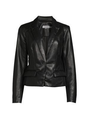 Calvin Klein
 Faux Leather Jacket
