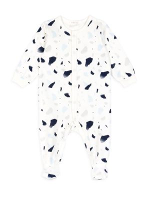 Firsts by Petit Lem
 Baby Boy's Terrazo Print Footie