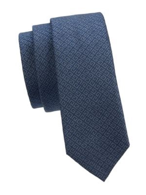 Givenchy
 Monogram Silk Skinny Tie