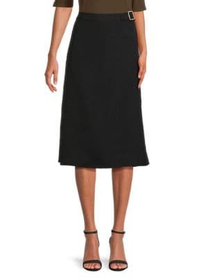 Max Studio
 Faux Wrap Belted Skirt