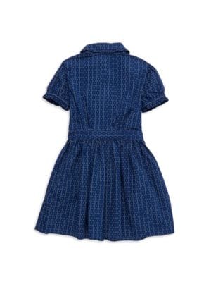 Ralph Lauren
 Little Girl’s 50s Polplin A line Dress