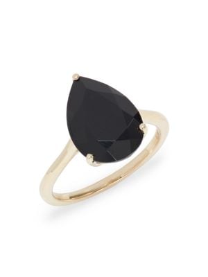 Effy
 14K Yellow Gold & Onyx Ring