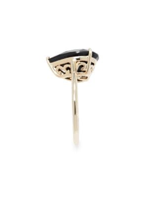 Effy
 14K Yellow Gold & Onyx Ring