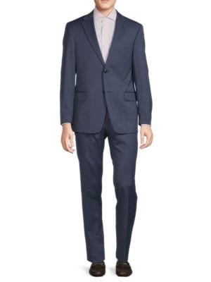 Saks Fifth Avenue
 Modern Fit Textured Wool Blend Suit