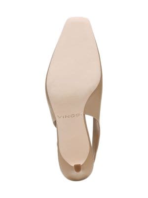 Vince
 Twin-B Leather Slingback Pumps