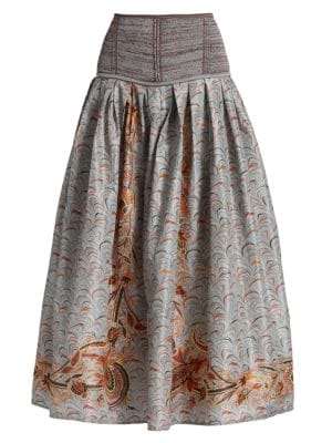 Ulla Johnson
 Lena High Waisted Midi Skirt