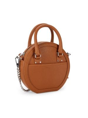 Rebecca Minkoff
 Bree Leather Round Two Way Crossbody Bag