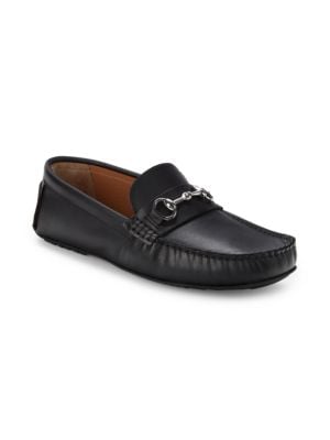 Ike Behar
 Leather Driving Bit Loafers