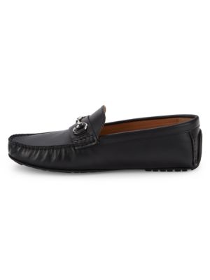 Ike Behar
 Leather Driving Bit Loafers