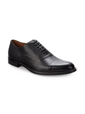 Bally
 Abram Textured Leather Oxford Shoes