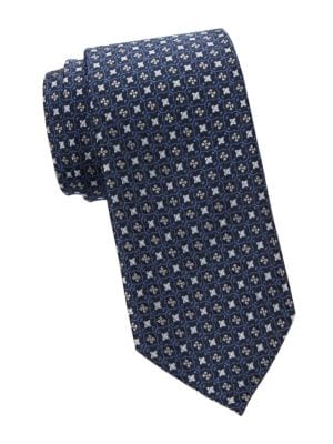 BRUNO PIATTELLI
 Patterned Silk Tie
