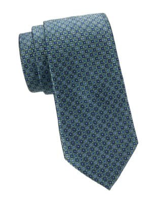 BRUNO PIATTELLI
 Patterned Silk Tie