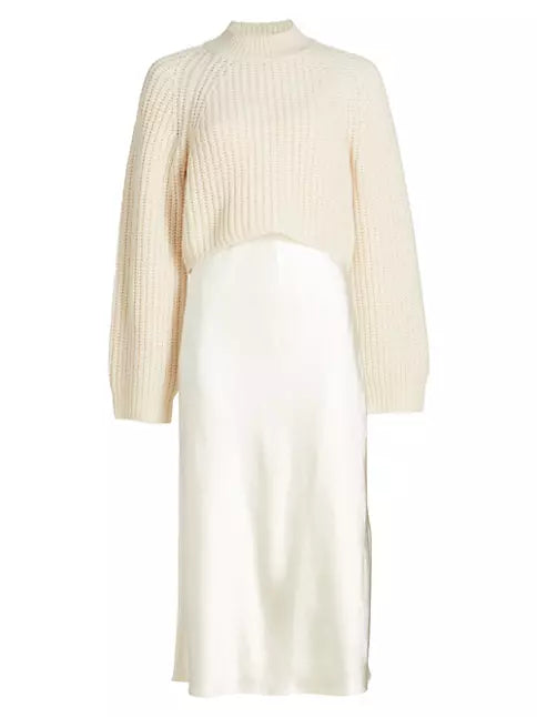 Ren Sweater Combination Midi-Dress